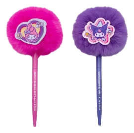CANETA POMPOM HELLO KITTY E AMIGOS