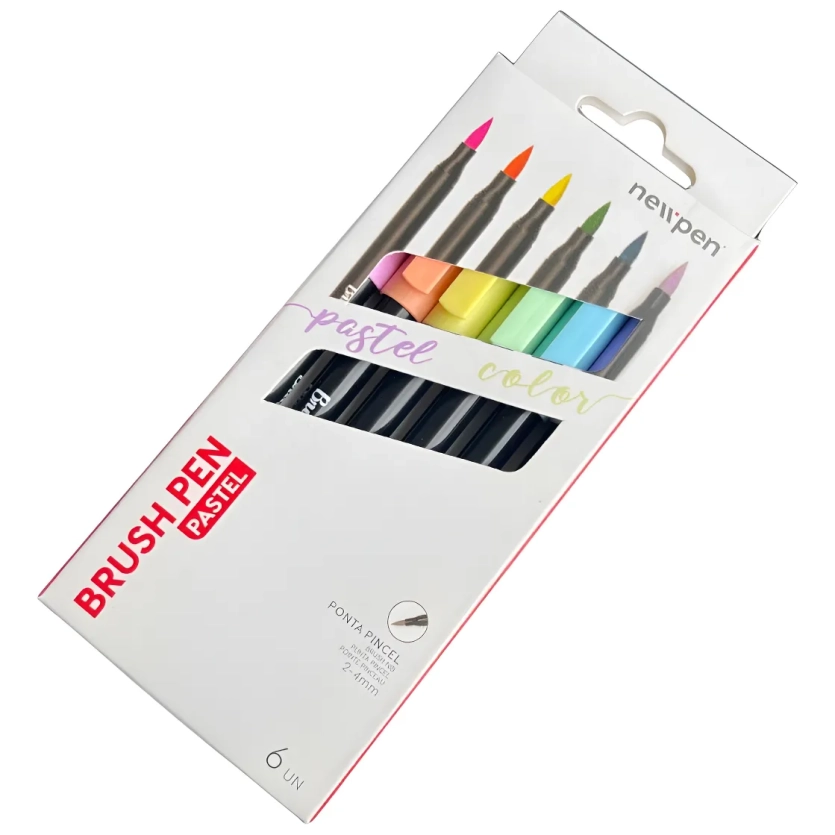 PINCEL BRUSH PEN C/6 PASTEL
