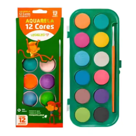 AQUARELA ESCOLAR 12 CORES