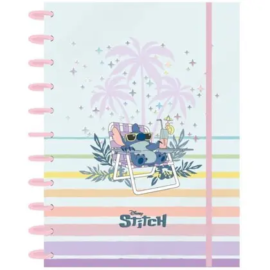 CADERNO DE DISCO STITCH UNIVERSITÁRIO 80F